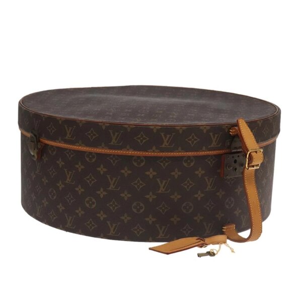 LOUIS VUITTON Monogram Hat Holder Boite Chapeau 50 Necktie Case - Picture 1 of 15